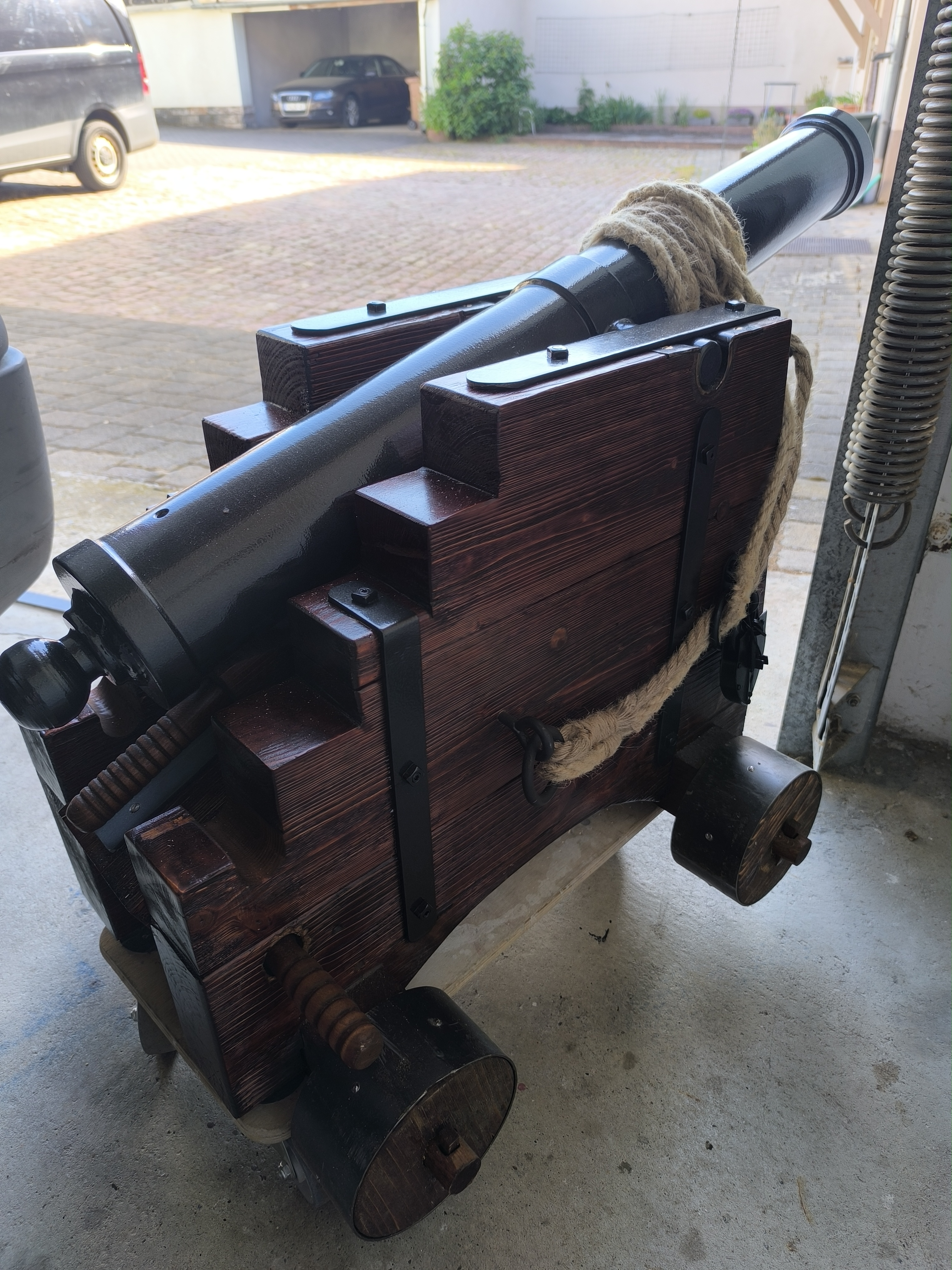 Maritime antike Kanone