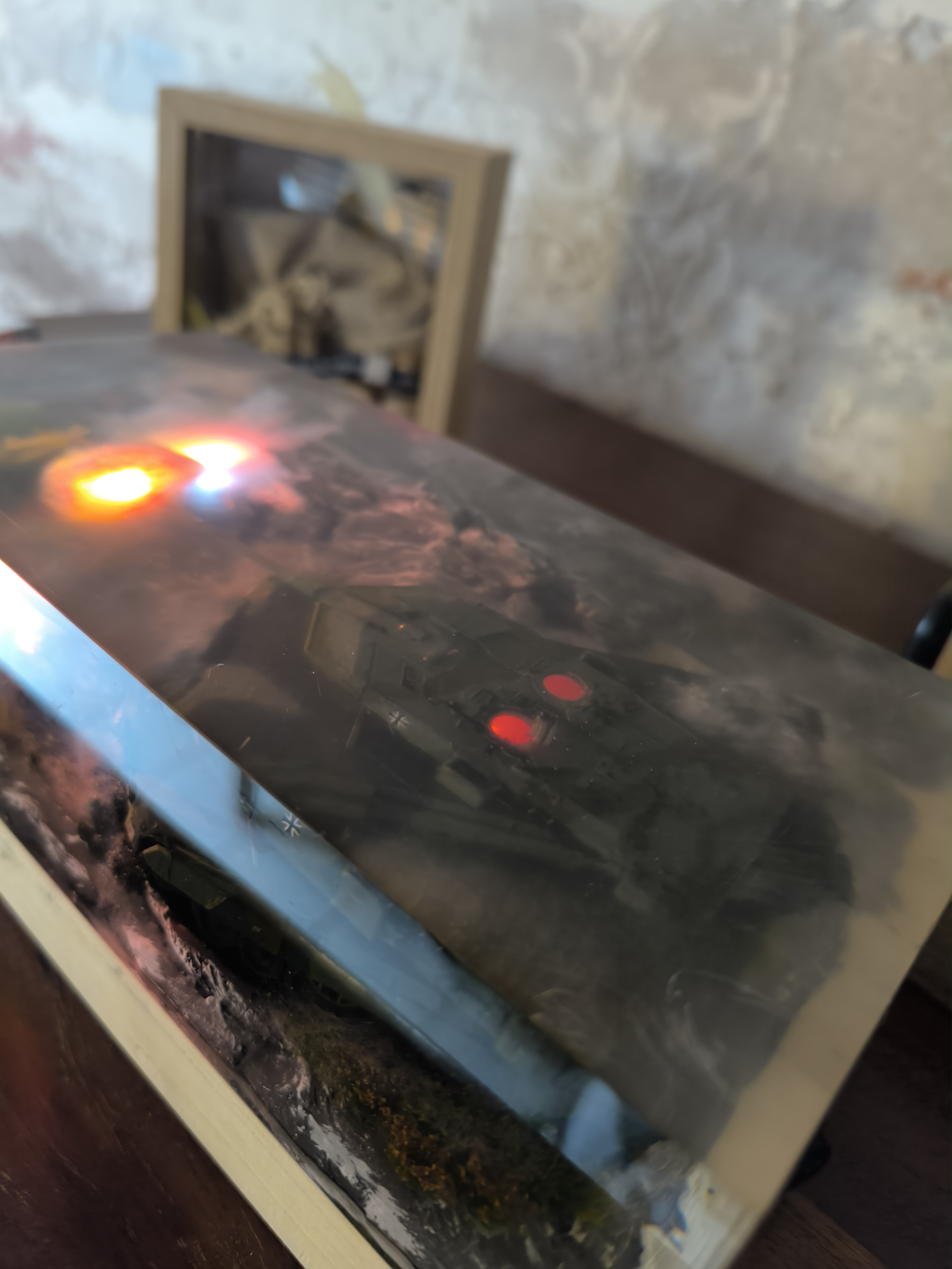 Leopard 2 Displaymodell - Handgefertigtes Schaustück